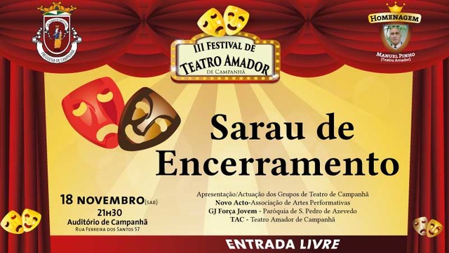 Encerramento do III Festival de Teatro Amador de Campanhã 