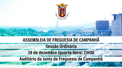 Assembleia de Freguesia de Campanhã - 28 dezembro - 21h30