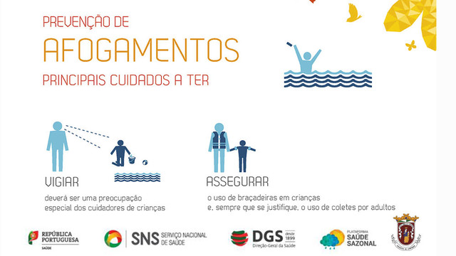 Campanha de prevenção do afogamento Campanha de prevenção do afogamento