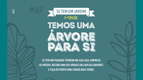 Se tem um jardim, temos uma árvore para si