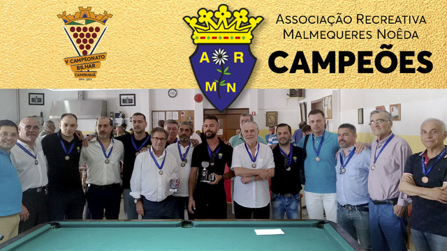 Malmequeres de Noêda são os Campeões do bilhar Malmequeres de Noêda são os Campeões do bilhar