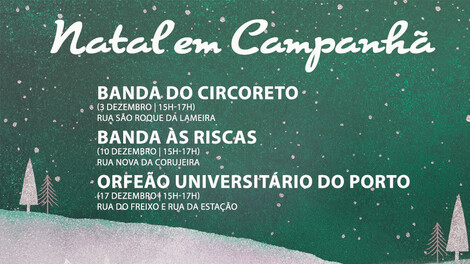 Animação aos sábados no Natal de Campanhã