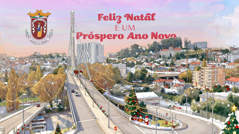 Votos de um Natal vivido com alegria, paz e união