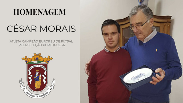 Homenagem ao atleta César Morais
