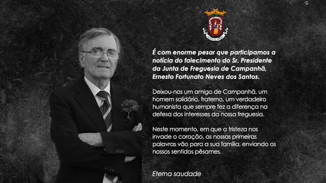 Participação de falecimento - Ernesto Santos