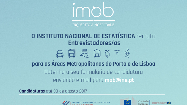 RECRUTAMENTO DE ENTREVISTADORES PARA O IMob RECRUTAMENTO DE ENTREVISTADORES PARA O IMob