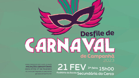 O nosso Desfile de Carnaval é na terça-feira