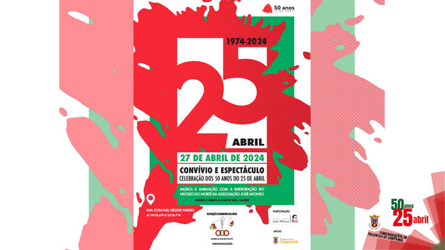 50 anos do 25 abril na Associação de Moradores das Antas