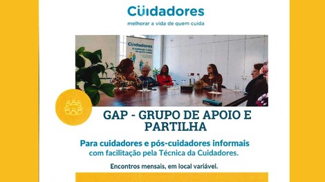 Grupo de Apoio e Partilha a Cuidadores Informais Grupo de Apoio e Partilha a Cuidadores Informais