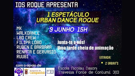 Espetáculo Urban Dance Roque