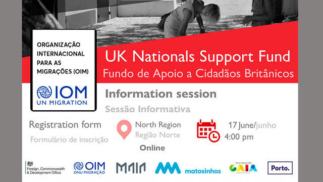 Sessão de Informação para Nacionais do Reino Unido em Portugal Sessão de Informação para Nacionais do Reino Unido em Portugal