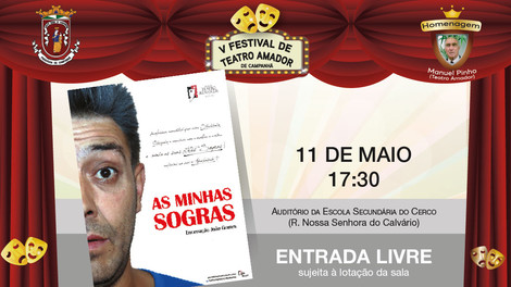 "As minha Sogras" é a peça em representação nesta semana