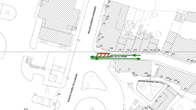 Condicionamento de trânsito e estacionamento - CHAVES DE OLIVEIRA (Tvª. de)