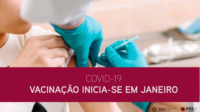 Vacinação inicia-se em janeiro para mais de 950 mil pessoas