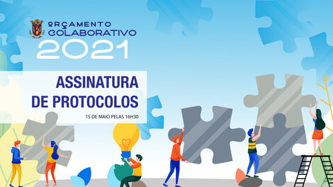 Assinatura dos protocolos respeitantes ao Orçamento Colaborativo 2021
