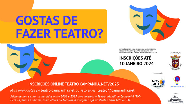 Venha fazer Teatro em Campanhã