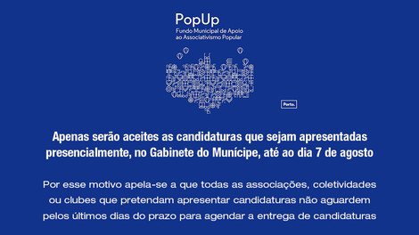 Fundo Municipal de Apoio ao Associativismo Portuense 2020