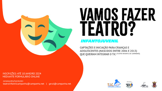 CAMPANHÃ INCENTIVA ESTUDANTES À PRÁTICA TEATRAL