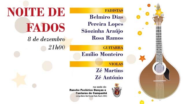 Noite de Fados no Danças e Cantares de Campanhã Noite de Fados no Danças e Cantares de Campanhã