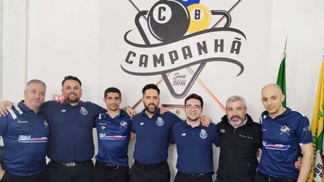Vitória no dérbi de bilhar de Campanhã garante acesso à fase nacional