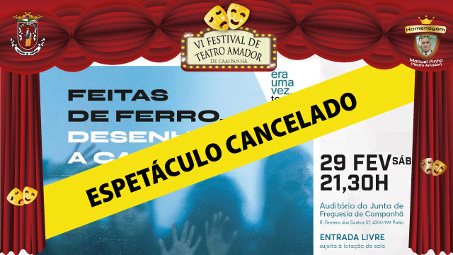 Espectáculo de Teatro Cancelado Espectáculo de Teatro Cancelado