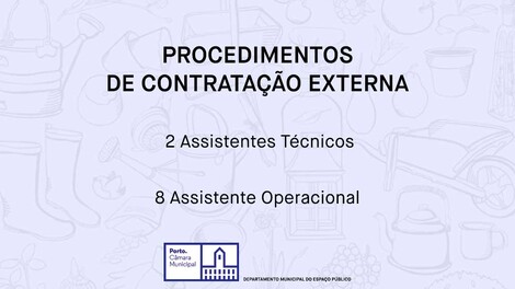Procedimentos de contratação externa CMP