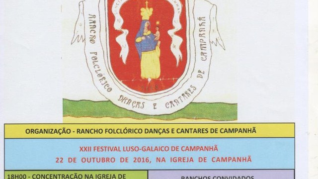 XXII FESTIVAL LUSOGALAICO DE CAMPANHÃ 