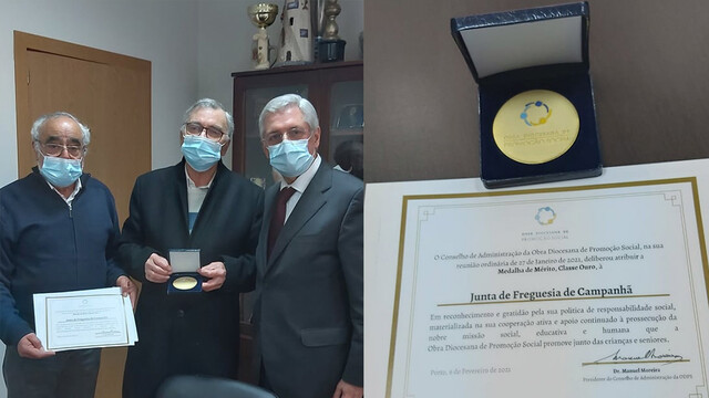  Junta de Freguesia de Campanhã recebe Medalha de Mérito