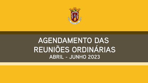 Agendamento das reuniões ordinárias (abr/jun 23)