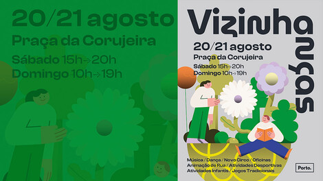 “Vizinhanças” na Praça da Corujeira este fim de semana