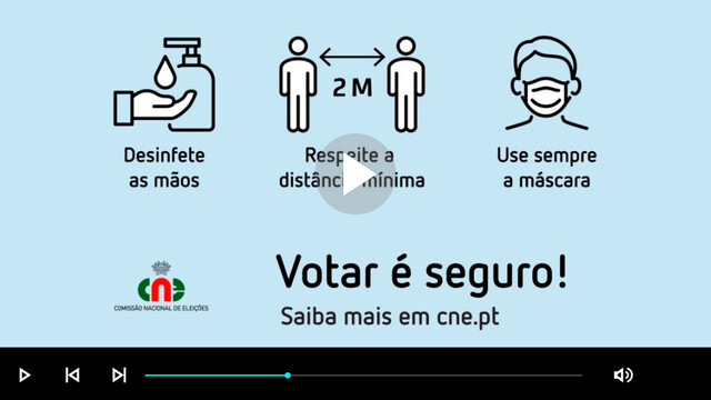 VOTAR É SEGURO! VOTAR É SEGURO!