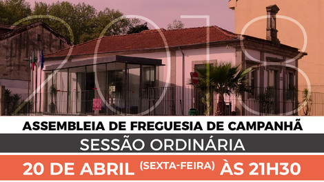 Assembleia de Freguesia - 20 abril