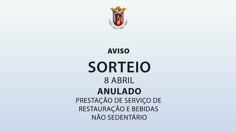 Aviso - Sorteio Cancelado
