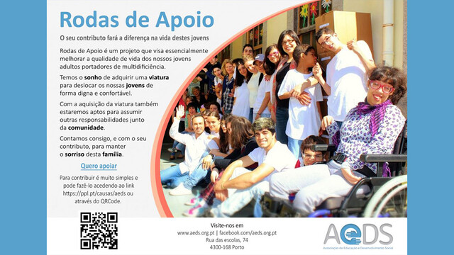 Campanha Rodas de Apoio da AEDS