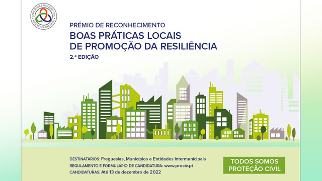 Prémio de Boas Práticas em Matéria de Promoção da Resiliência Prémio de Boas Práticas em Matéria de Promoção da Resiliência