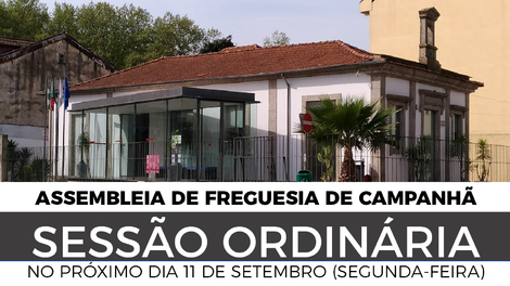Assembleia de Freguesia - 11 setembro