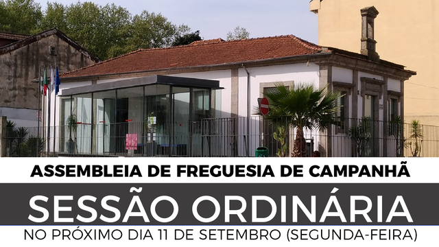 Assembleia de Freguesia - 11 setembro Assembleia de Freguesia - 11 setembro