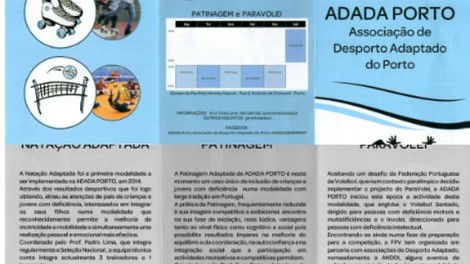 ADADA PORTO - ASSOCIAÇÃO DE DESPORTO ADAPTADO PROMOVE O DESPORTO EM CAMPANHÃ 