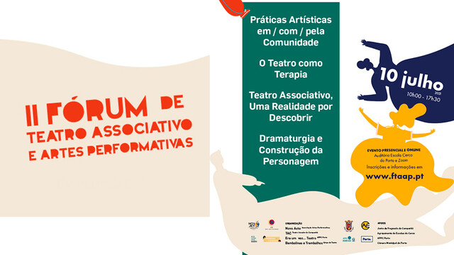 II Fórum de Teatro Associativo e Artes Performativas tem já os temas definidos II Fórum de Teatro Associativo e Artes Performativas tem já os temas definidos