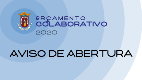 AVISO Orçamento Colaborativo 2020 