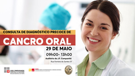 Consulta Gratuita de Diagnóstico Precoce do Cancro Oral