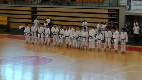 ATLETA DE KARATÉ EM ESTÁGIO INTERNACIONAL DO C.P.K.