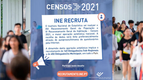 CENSOS 2021 - RECRUTAMENTO DE DELEGADAS/OS SUB-REGIONAIS e DELEGADAS/OS MUNICIPAIS