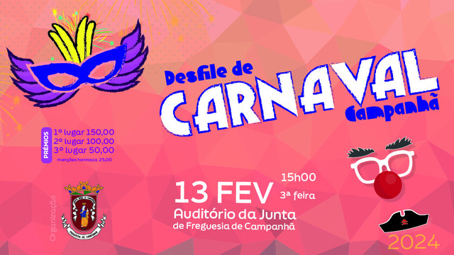 Desfile/Concurso de Máscaras de Carnaval 2024