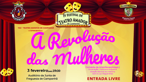 IV edição do Festival de Teatro Amador Manuel Pinho começa sábado