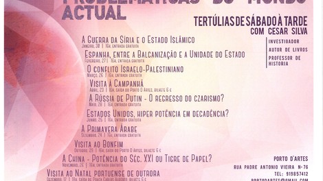 SESSÃO DE TERTÚLIAS NO PORTO D'ARTES