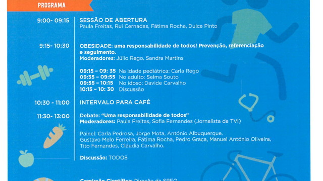 DIA NACIONAL E EUROPEU DA OBESIDADE 