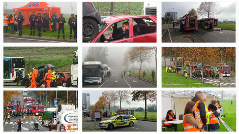 Simulacro à escala real em Campanhã Simulacro à escala real em Campanhã