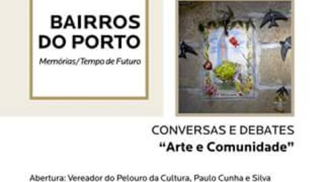"ARTE E COMUNIDADE" - SESSÃO DE CONVERSAS E DEBATES