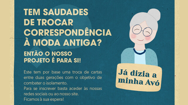 Troca de correspondência para combater o isolamento dos mais velhos